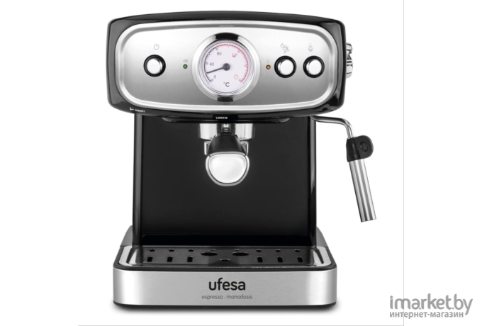 Рожковая кофеварка Ufesa CE7244 Brescia (серебристый/черный)