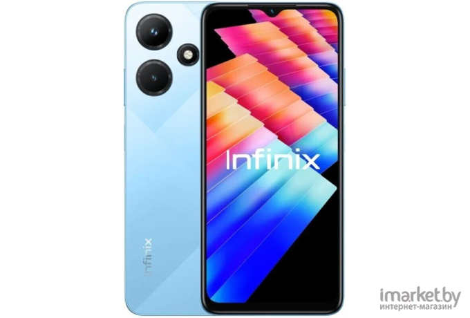 Смартфон Infinix Hot 30i X669D 4GB/128GB (глянцево-голубой)