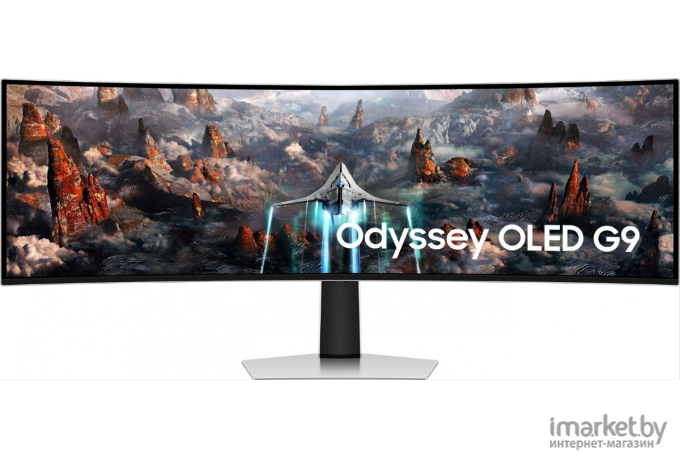 Игровой монитор Samsung Odyssey OLED G9 LS49CG954SIXCI (черный/белый)