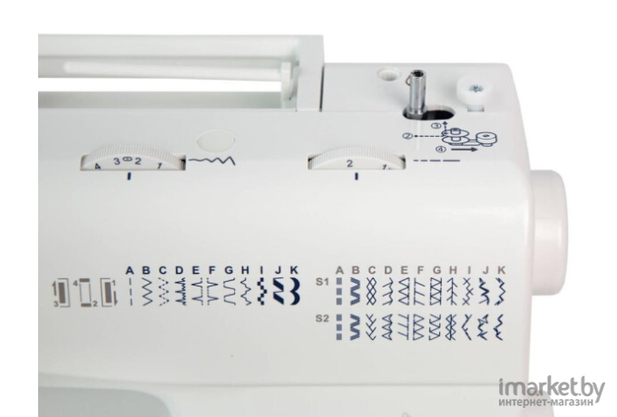Электромеханическая швейная машина Jaguar SM22 (белый)