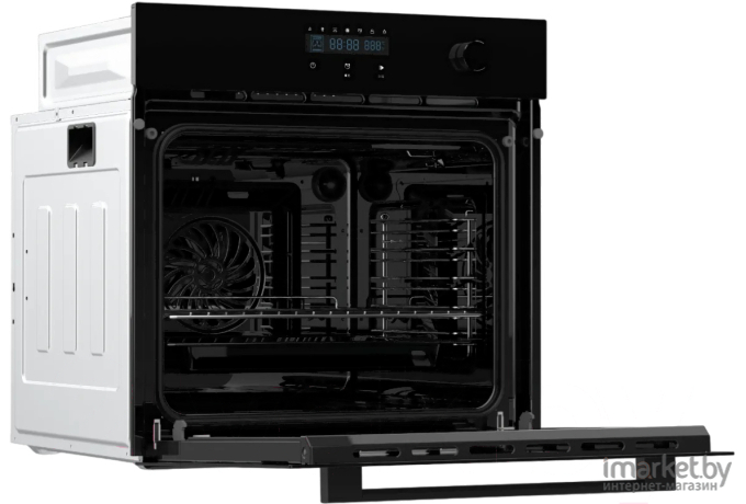 Электрический духовой шкаф TECHNO O5106611N3B0H (черный)