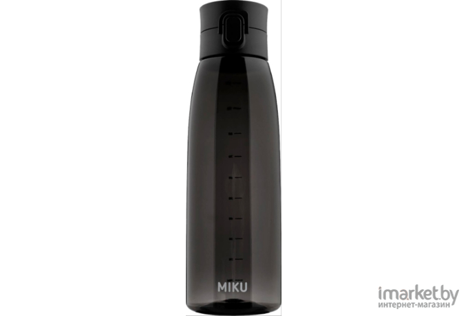 Бутылка для воды MIKU PL-BTL-1000-BLK 1000 мл (черный)