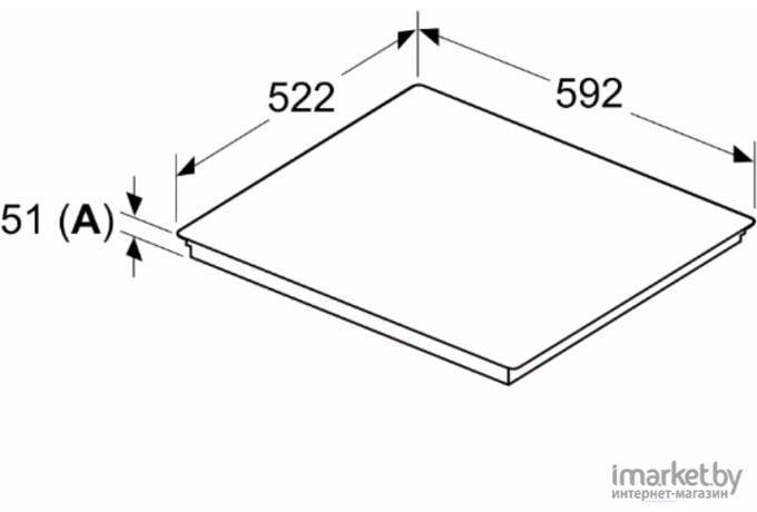 Варочная панель индукционная Bosch Serie 6 PUE611HC1E (черный)