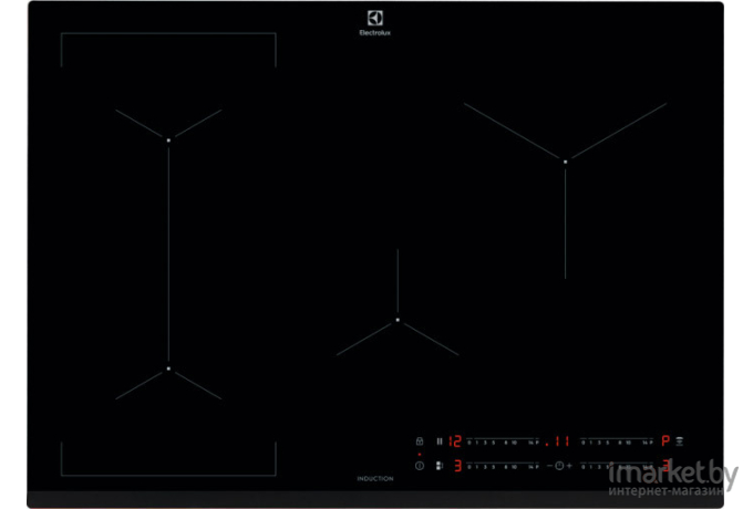 Варочная панель индукционная Electrolux EIV734 (черный)