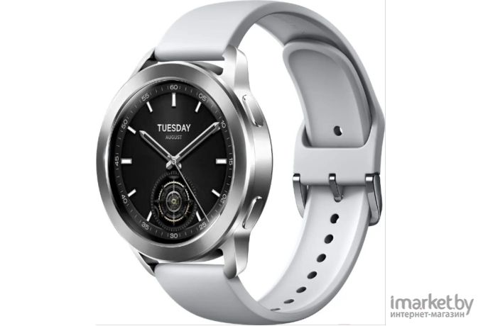 Умные часы Xiaomi Watch S3 M2323W1 (серебристый/серый, международная версия)