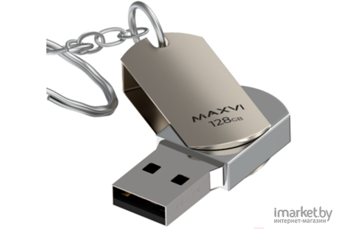 USB Flash Maxvi MR 128GB (серебристый)