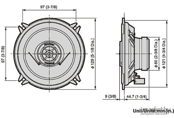 Автоакустика Pioneer TS-1302i