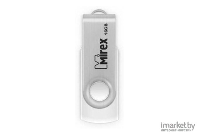 USB Flash Mirex SWIVEL WHITE 16GB (13600-FMUSWT16)