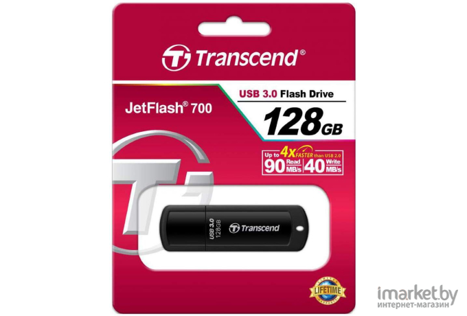 USB Flash Transcend JetFlash 700 128GB [TS128GJF700]