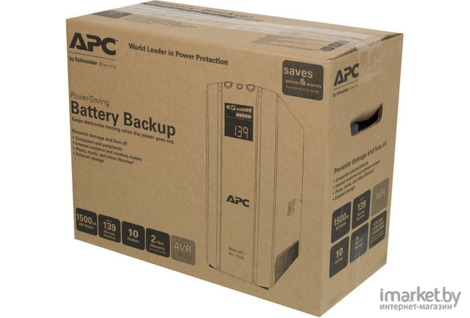 Источник бесперебойного питания APC Back-UPS Pro 1500VA (BR1500GI)