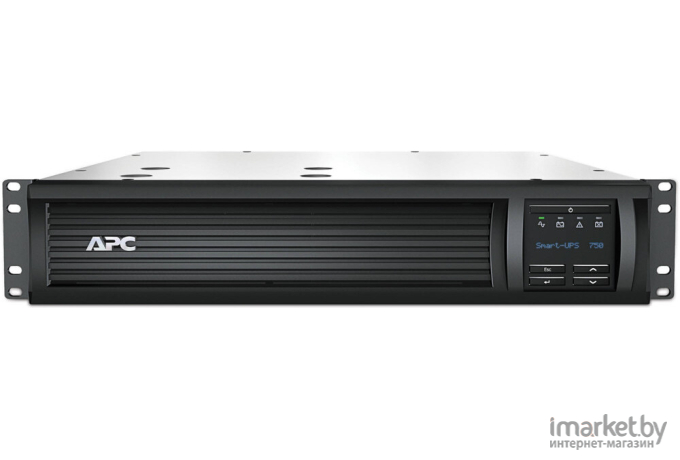 Источник бесперебойного питания APC Smart-UPS 750VA LCD RM 2U (SMT750RMI2U)