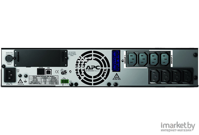 Источник бесперебойного питания APC Smart-UPS X 1000VA Rack/Tower LCD 230V (SMX1000I)