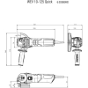 Профессиональная угловая шлифмашина Metabo WEV 10-125 Quick (600388000)