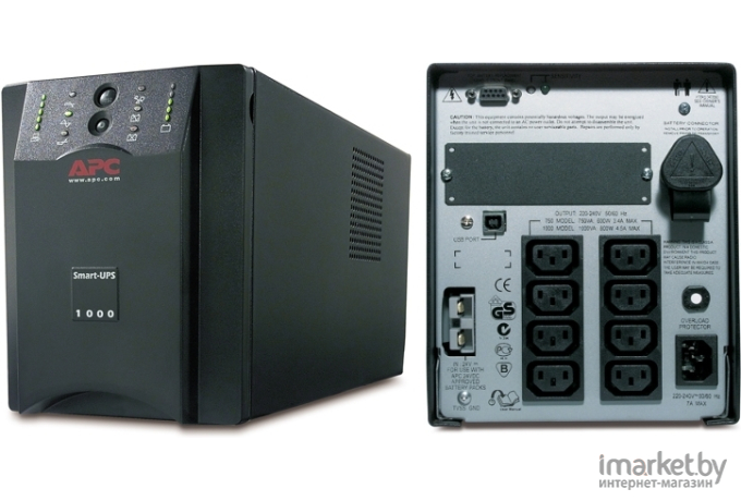 Источник бесперебойного питания APC Smart-UPS XL 1000VA USB & Serial 230V (SUA1000XLI)