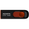 USB Flash A-Data C008 Black+Red 64 Гб (AC008-64G-RKD)