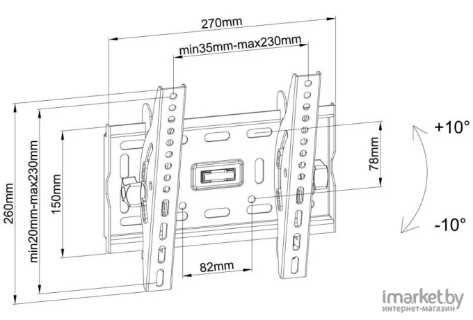 Кронштейн Benatek PLASMA-6B