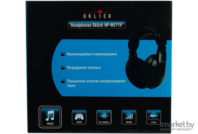 Наушники Oklick HP-M211V