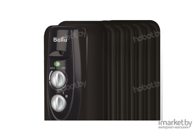 Масляный радиатор Ballu Classic black BOH/CL-05BRN 1000