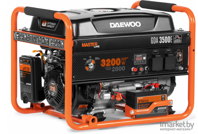 Бензиновый генератор Daewoo Power GDA 3500E