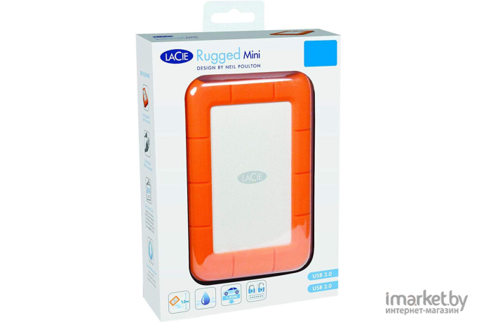 Внешний жесткий диск LaCie Rugged Mini 1TB [301558]