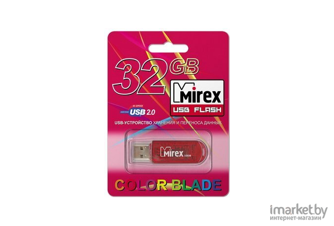 USB Flash Mirex ELF RED 32GB (13600-FMURDE32)