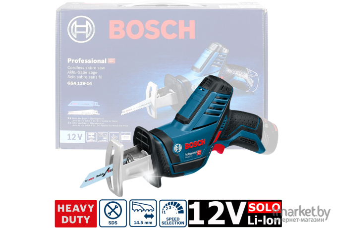 Сабельная пила Bosch GSA 10.8 V-LI Professional (060164L902)