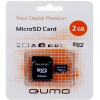 Карта памяти QUMO MicroSD Y&Y 2 Гб (QM2GMICSD)