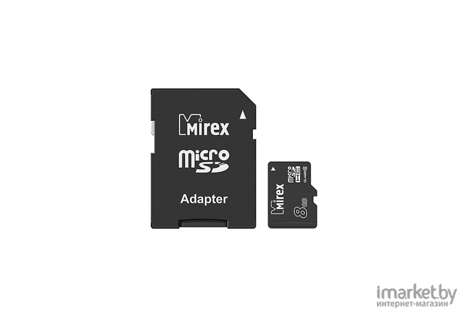 Карта памяти Mirex microSDHC (Class 10) 8GB (13613-AD10SD08)