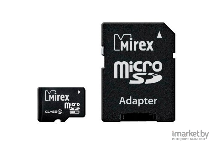 Карта памяти Mirex microSDHC (Class 10) 8GB (13613-AD10SD08)