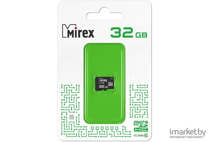 Карта памяти Mirex microSDHC (Class 10) 32GB (13612-MC10SD32)