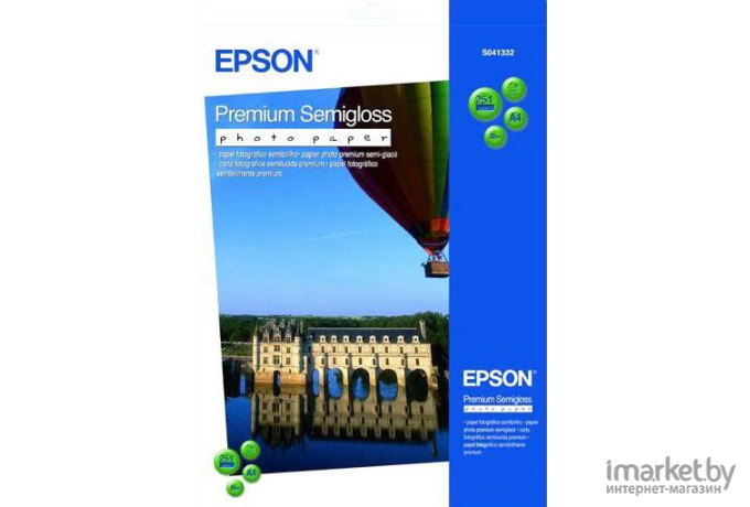 Фотобумага Epson Premium Semigloss Photo Paper 10х15 50 листов (C13S041765)