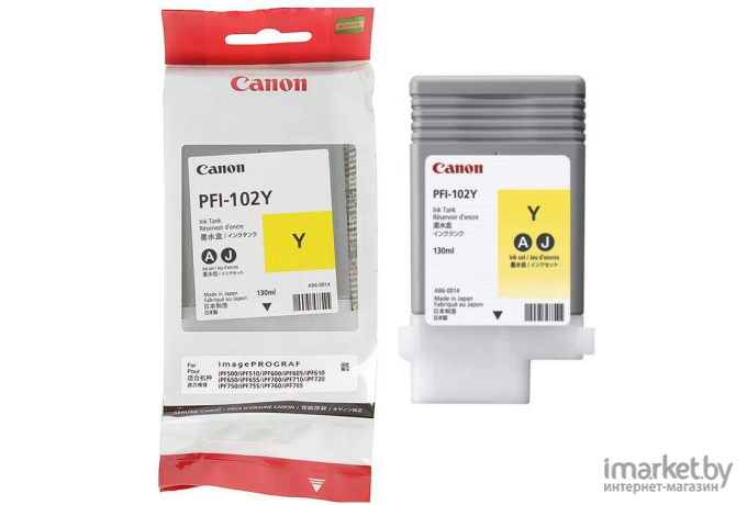 Картридж для принтера Canon PFI-102Y (0898B001AA)