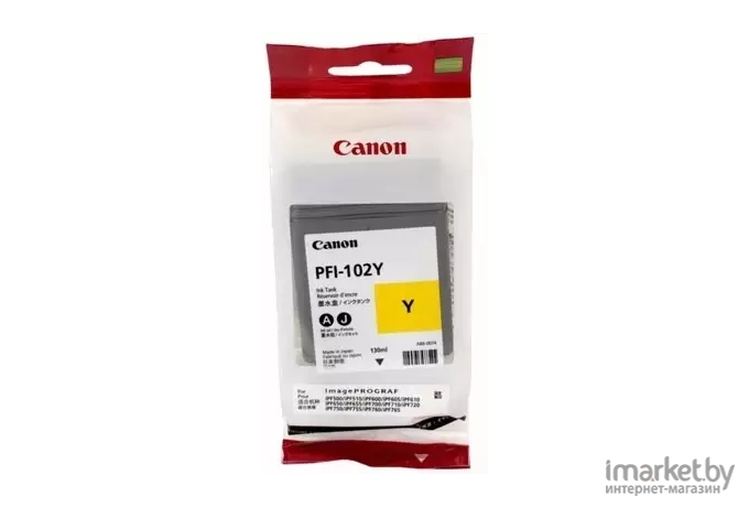 Картридж для принтера Canon PFI-102Y (0898B001AA)