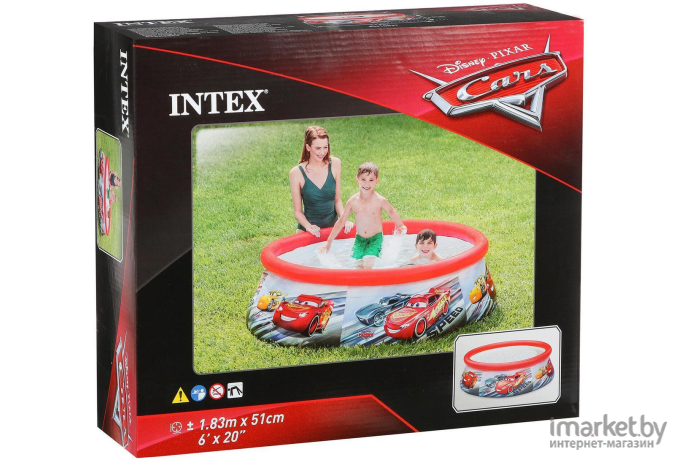 Надувной бассейн Intex Тачки 28103NP 183x51