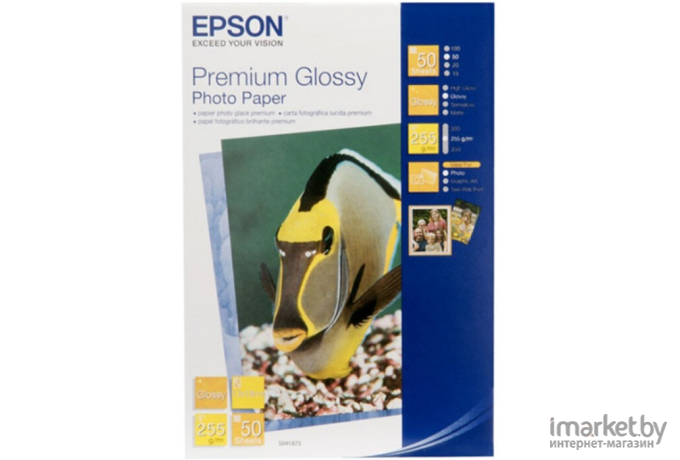 Фотобумага Epson Premium Glossy Photo Paper 13x18 50 листов (C13S041875)