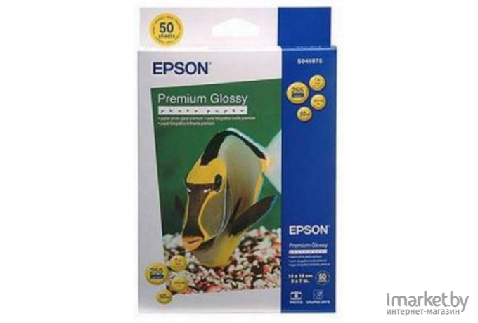 Фотобумага Epson Premium Glossy Photo Paper 13x18 50 листов (C13S041875)