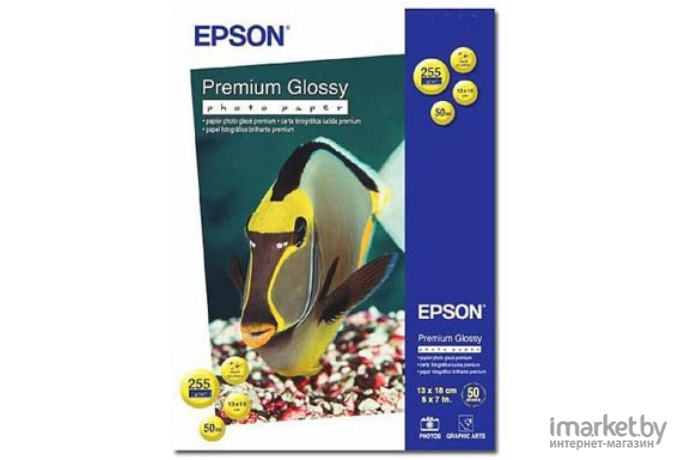 Фотобумага Epson Premium Glossy Photo Paper 13x18 50 листов (C13S041875)