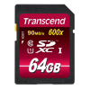 Карта памяти Transcend SDXC UHS-I (Class 10) 600x Ultimate 64GB (TS64GSDXC10U1)