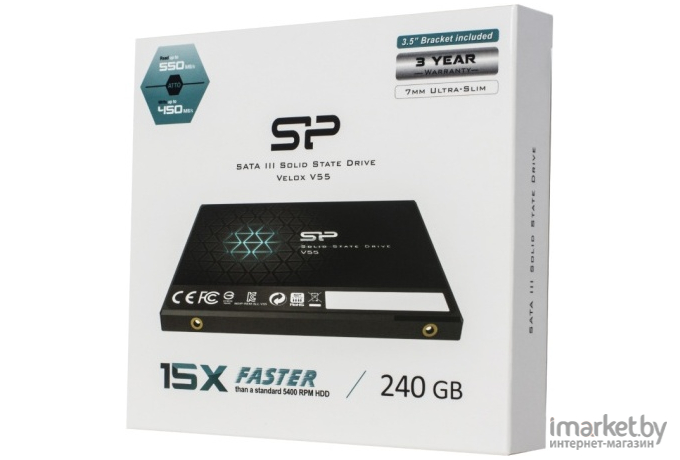 SSD Silicon-Power Slim S55 240GB (SP240GBSS3S55S25)