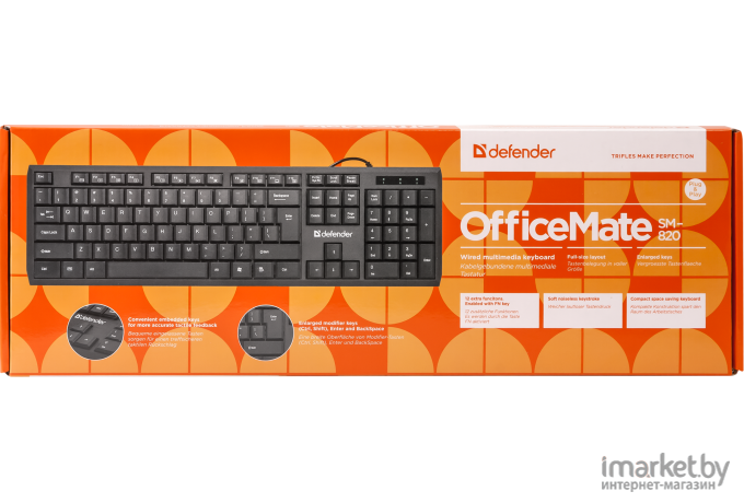 Клавиатура Defender OfficeMate SM-820