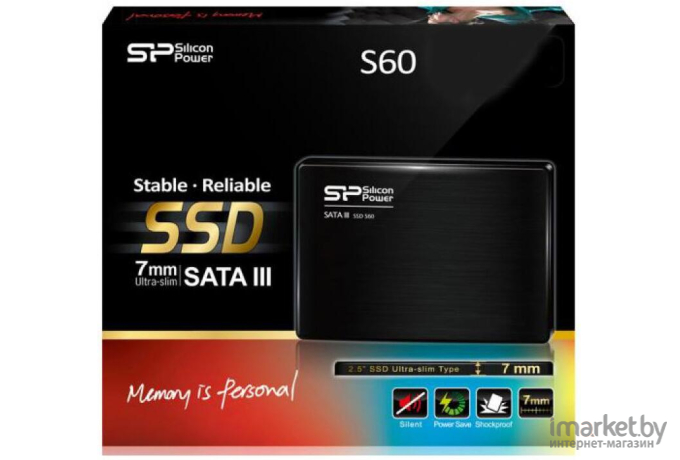 SSD Silicon-Power Slim S60 120GB (SP120GBSS3S60S25)