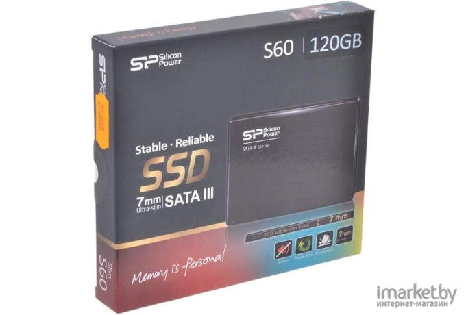 SSD Silicon-Power Slim S60 120GB (SP120GBSS3S60S25)