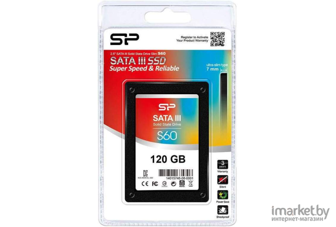 SSD Silicon-Power Slim S60 120GB (SP120GBSS3S60S25)