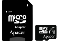 Карта памяти Apacer microSDHC UHS-I (Class 10) 32GB + адаптер (AP32GMCSH10U1-R)