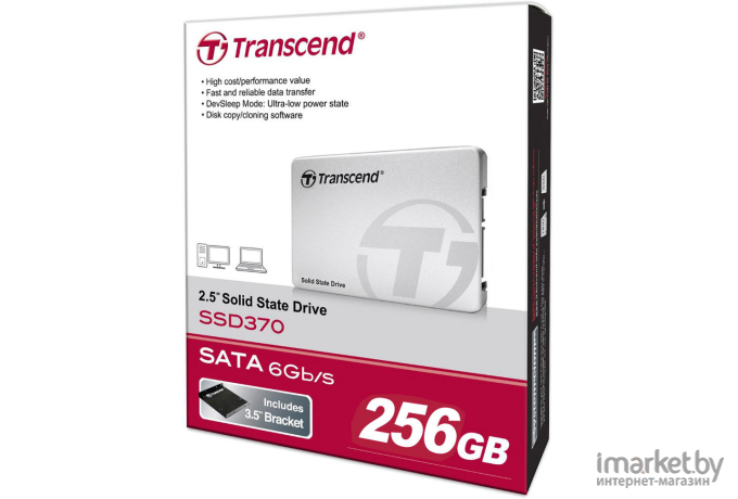 SSD Transcend SSD370 Premium 256GB (TS256GSSD370S)