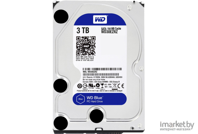 Жесткий диск WD Blue 3TB (WD30EZRZ)