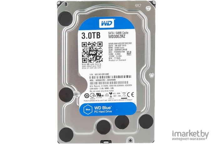 Жесткий диск WD Blue 3TB (WD30EZRZ)