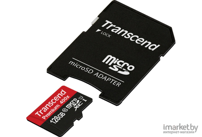 Карта памяти Transcend microSDXC UHS-I 300x Premium (Class 10) 128GB (TS128GUSDU1)