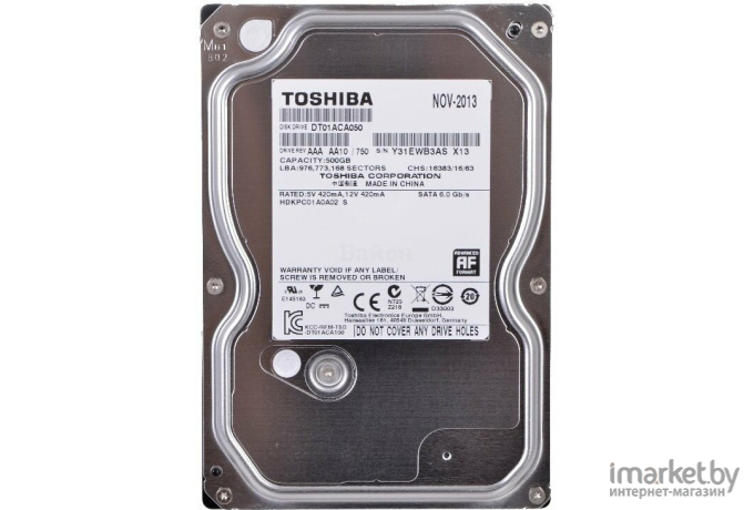 Жесткий диск Toshiba DT01ACA 500GB (DT01ACA050)