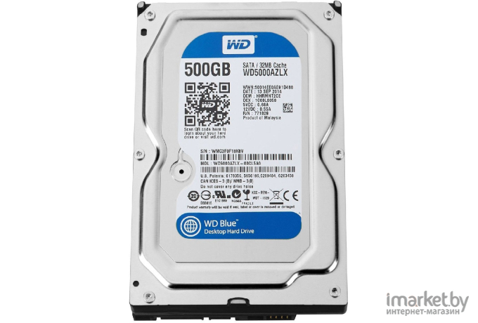 Жесткий диск WD Blue 500GB [WD5000AZLX]